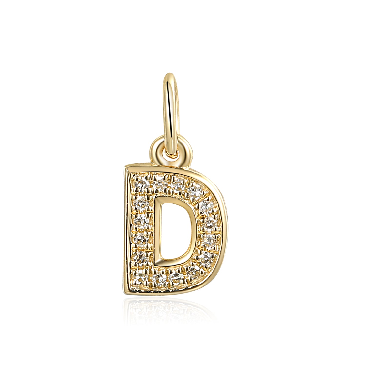 Diamond D Initial Charm Ntinga Jewellery
