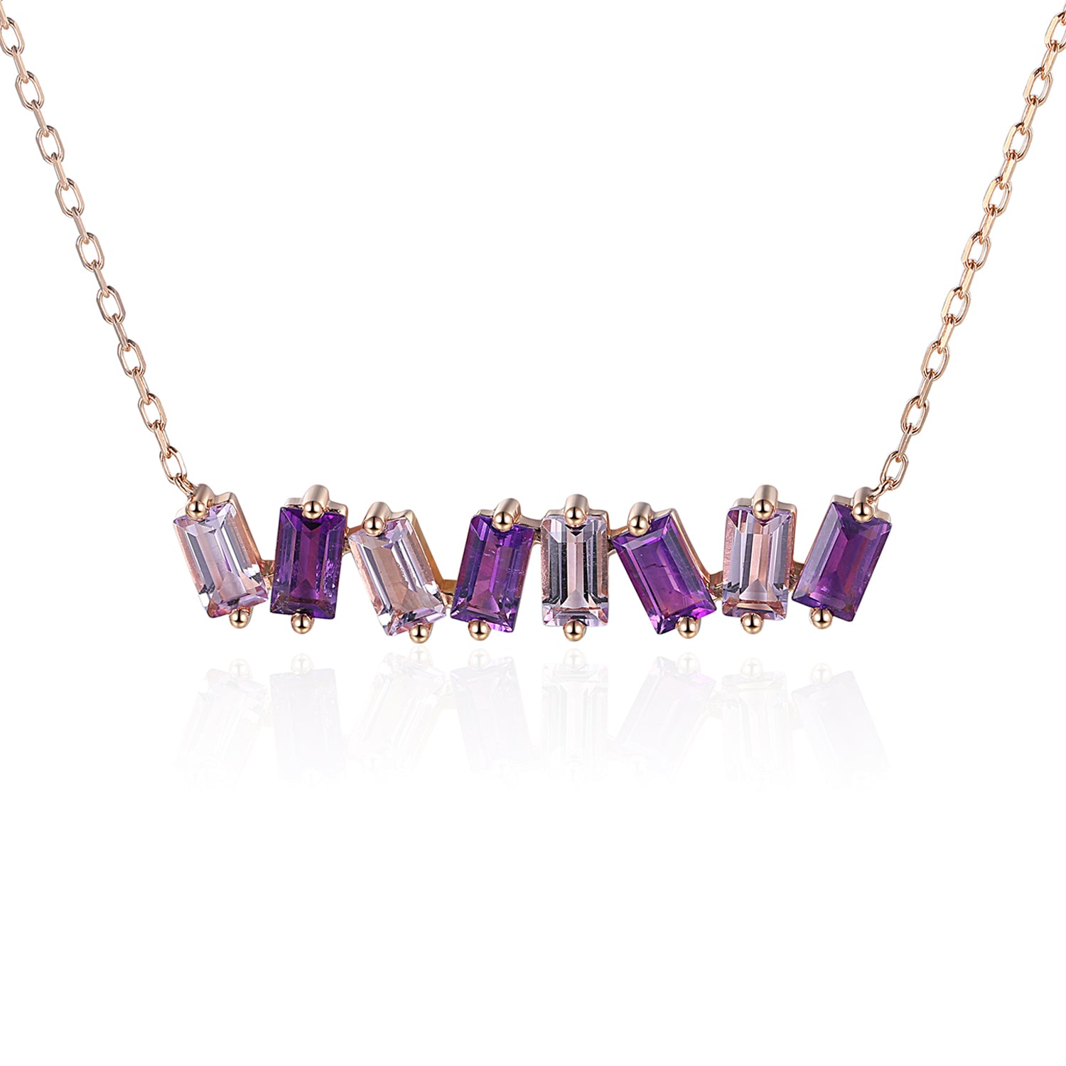 Brick Effect Gemstone Necklace
