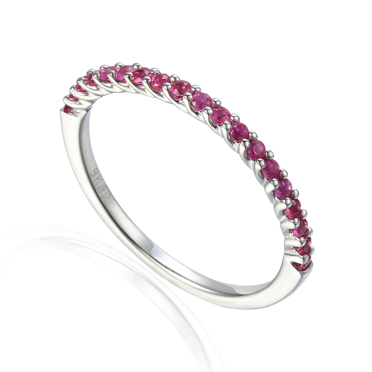 Fine Gemstone Set Eternity Ring