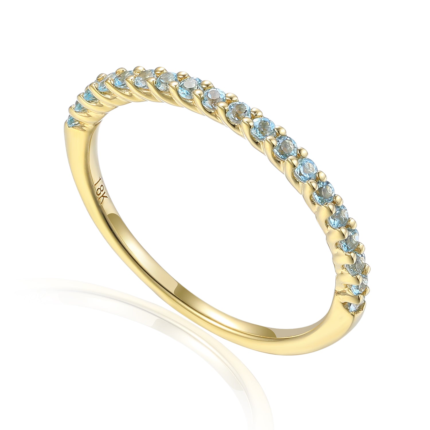 Fine Gemstone Set Eternity Ring