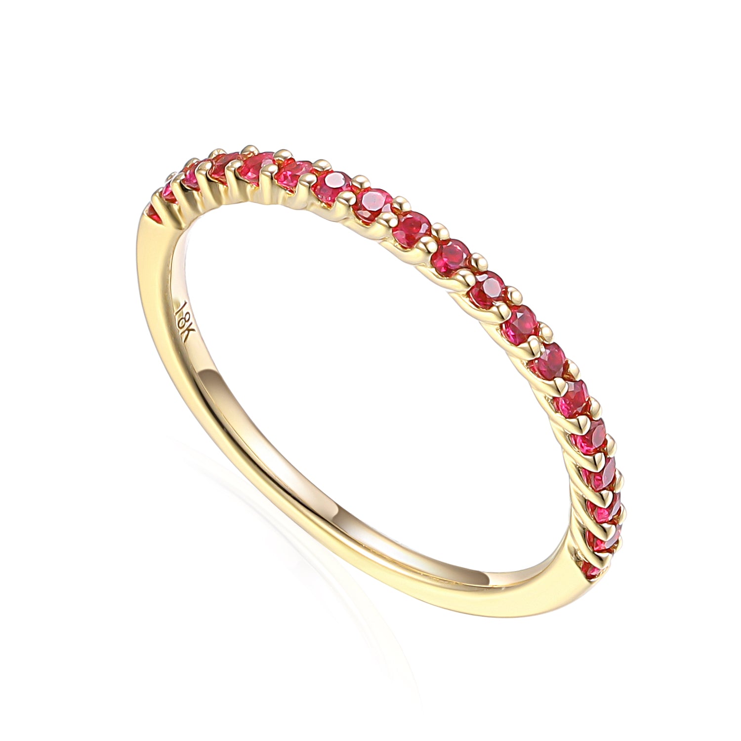 Fine Gemstone Set Eternity Ring