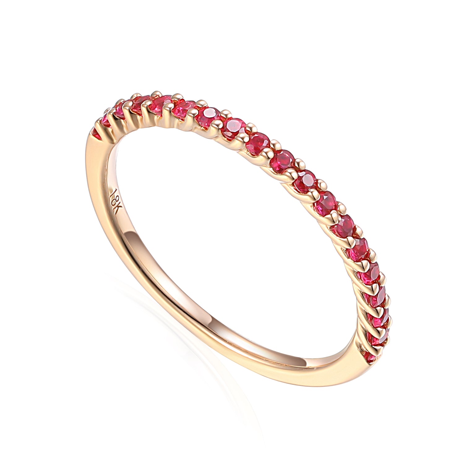 Fine Gemstone Set Eternity Ring