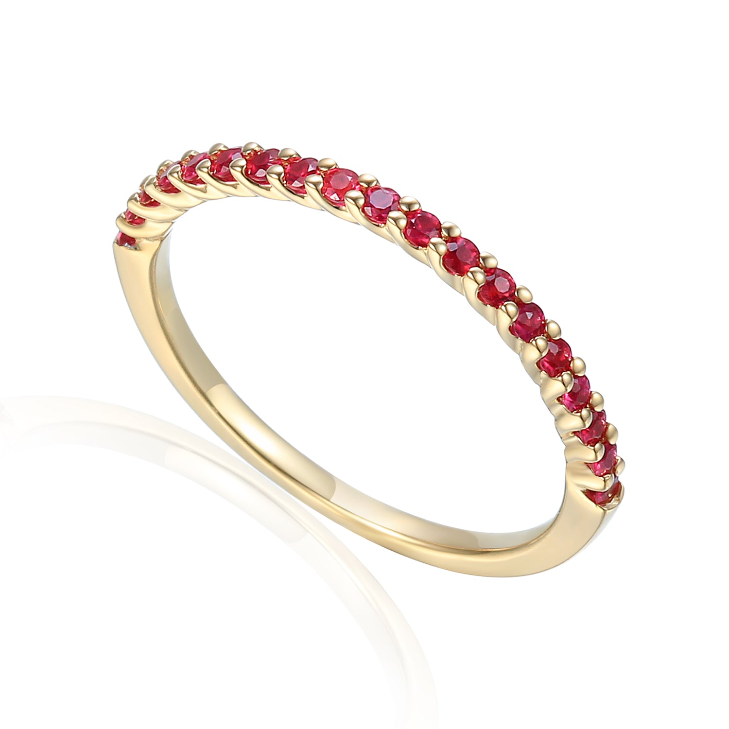 Fine Gemstone Set Eternity Ring